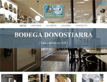 Tablet Screenshot of bodegadonostiarra.com